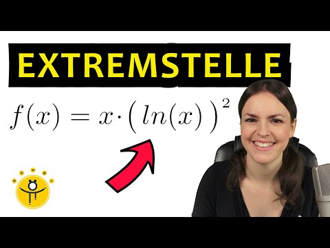 EXTREMSTELLEN und WENDESTELLEN berechnen – mit ln Funktion, Produktregel, Kettenregel