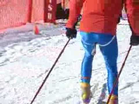 XC Skiing never looked so nutty!!! This guys got balls