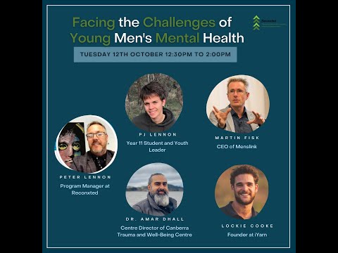 "Challenges Facing Young Men's Mental Health" - A Mental Health Month Event (2021) — Amar Dhall
