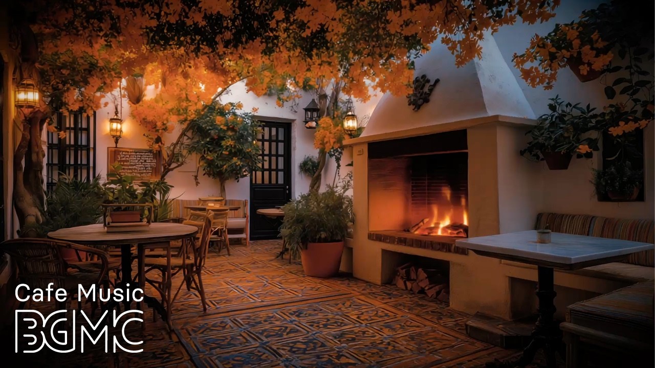 Orange Blossom Terrace Café & Coffee Jazz ☕ Relaxing Bossa Nova for Sleep & Study