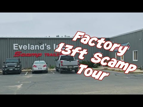 The Factory Tour and Instructions for our 13' Scamp Trailer