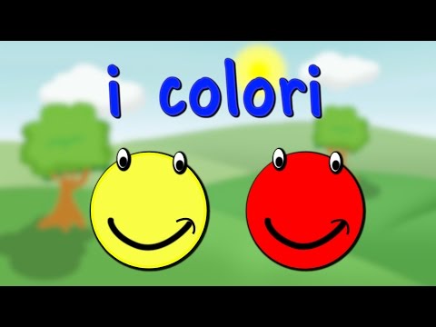 I colori in italiano per bambini | Impara l'italiano | Aprenda italiano