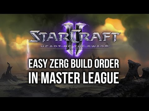 StarCraft 2: Playing The EASY Zerg Build Order In Master League!