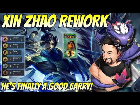 Xin Zhao Rework - He's a legit great carry now! | TFT Fates | Teamfight Tactics
