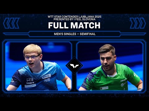 FULL MATCH | Felix Lebrun vs Darko Jorgic | MS SF | #WTTLjubljana 2025