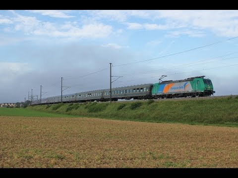 Rail4Chem BR 185 541 mit SVG Streetparade-Sonderzug in Rafz