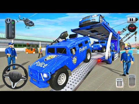 Grand Police Transport Truck 2021 - Multi Trailer Truck Driving - Android Gameplay