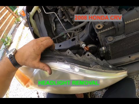 2008 Honda CRV: Remove Headlights