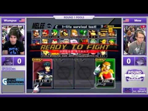 *Pound* 2016 - Melee Pools - Wumpus (Marth) vs. Mew (Sheik)