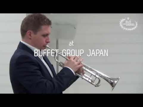 Philip Cobb tests B&S Trumpets in Japan -〈B&S〉フィリップ・コブによるトランペット選定風景