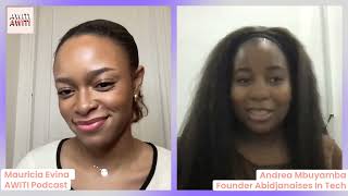 Avec Andrea Mbuyamba, Founder Abidjanaises in Tech