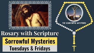 Rosary with Scripture - Sorrowful Mysteries (Tuesdays & Fridays)- Scriptural Rosary | Virtual Rosary