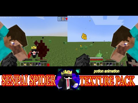 INDIAN P.R.O Gaming - SENPAI SPIDER TEXTURE PACK FOR MINECRAFT JAVA 2023. MINECRAFT TEXTURE PACK FOR PVP @SenpaiSpider