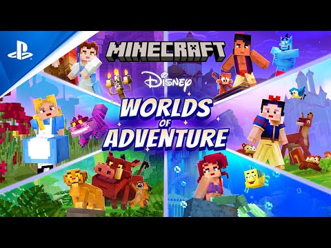 Minecraft - Disney Worlds of Adventure Launch Trailer | PS4 Games