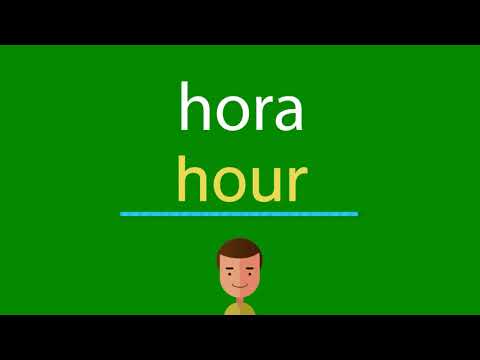 Como dizer "hora" em inglês