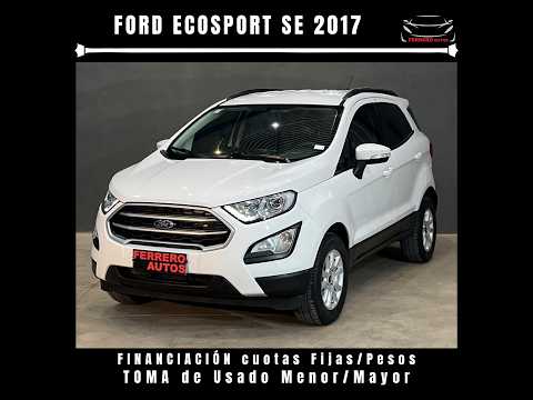 Se Vende: Ford EcoSport SE 2017 - FERRERO Automotores Oncativo (Provincia de Córdoba)