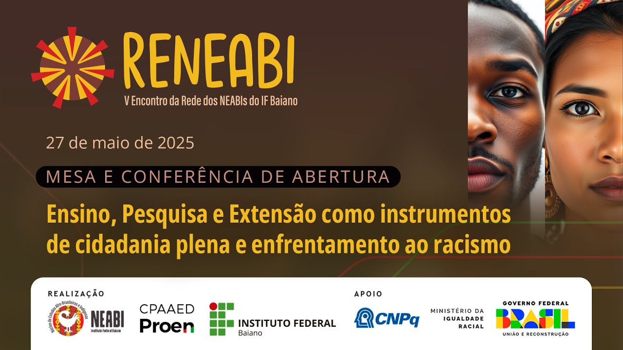 V RENEABI 2025 - MESA E CONFERÊNCIA DE ABERTURA