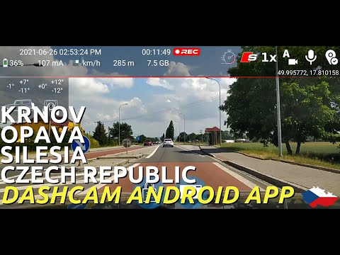 Krnov - Opava - Czech Republic - Slezsko | Road Drive with Dash Cam | 1080p | 60 FPS | 🔇