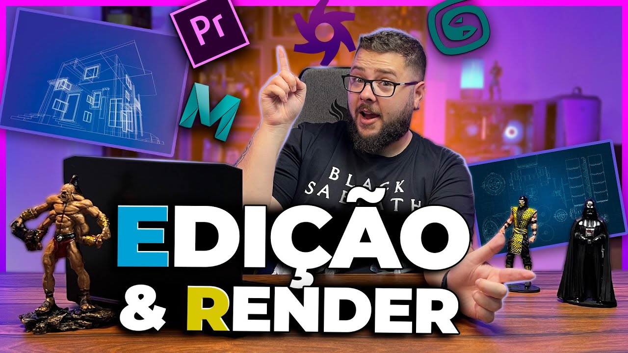Maya, SolidWorks, Blender e mais: Teste de Desempenho em Renderização 3D e Edição de Fotos e Vídeos