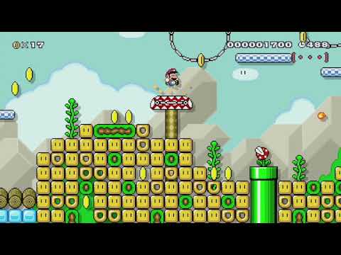 Desolate Dunes 2-2 by Phoenix - SUPER MARIO MAKER - NO COMMENTARY 1bi