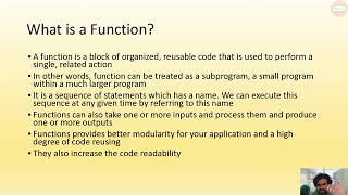 Download the video "Week 06 : Functions (Part 1)"
