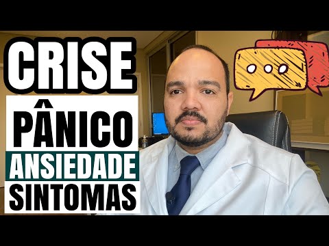 Sintomas da crise de ansiedade / crise de pânico