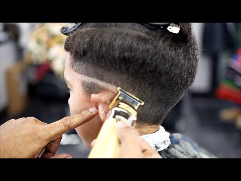 *FULL LENGTH* HAIRCUT TUTORIAL: STEP BY STEP MID FADE COMBOVER | HARD PART| BLOWDRY & STYLE