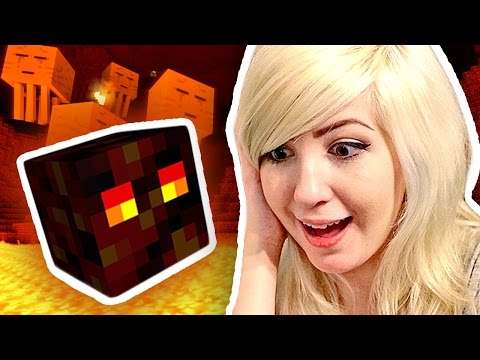 TeraBrite Games - DIAMOND TOOLS AND NETHER MOBS BATTLE! - Minecraft with SabrinaBrite