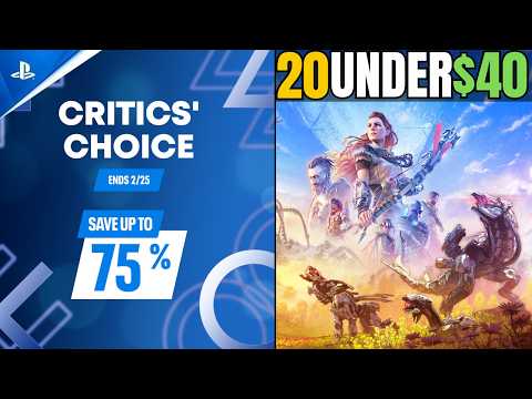 20 Under $40! | Playstation Critics Choice Sale 2026