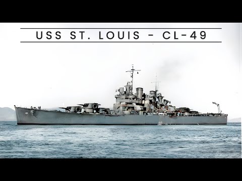 USS St. Louis - CL-49 (Light Cruiser)