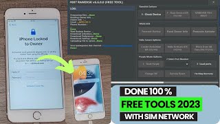 IPHONE 6 6S 7 7S 8.. bypass passcode, Icloud with Free tools without jailbreak IOS 15xx