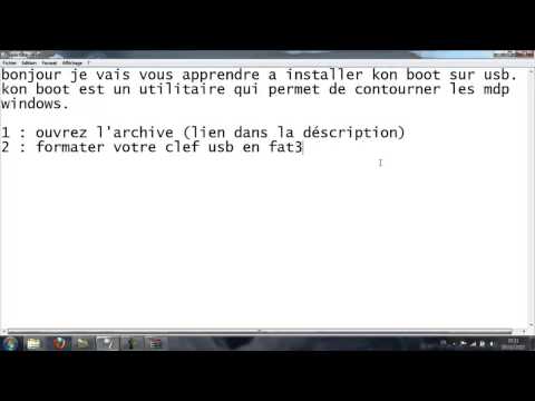 comment installer kon boot