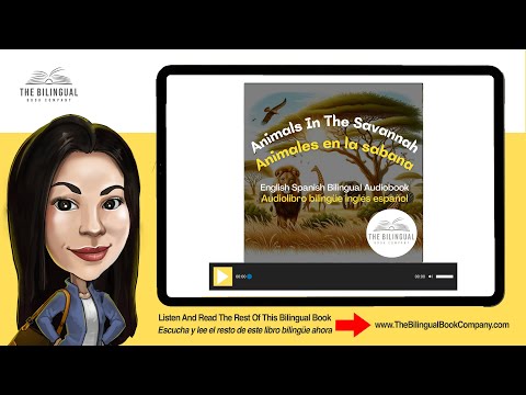 Animals In The Savannah English Spanish Bilingual Audiobook