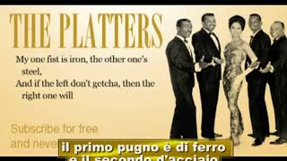 Sixteen Tons - The Platters  - Italian&amp;english lyrics
