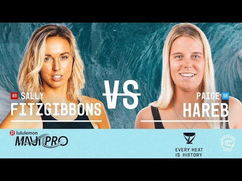 Sally Fitzgibbons vs. Paige Hareb - Round of 16, Heat 1 - lululemon Maui Pro W 2019