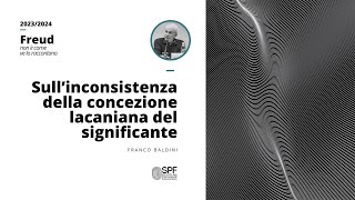 Sull'inconsistenza della concezione lacaniana del significante