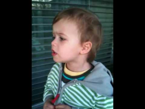 Cute Kid singing Sex is on Fire by Kings of Leon