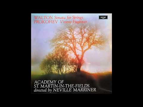 William Walton:   Sonata for Strings (1973)