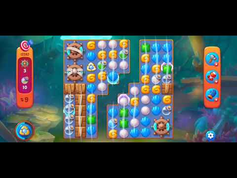 Fishdom Challenge Level 12262 ( with double lightning booster and extra moves)