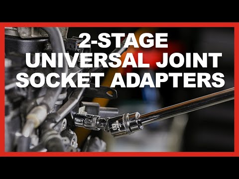 ARES Tool 🛠️ Magnetic 2-Stage Universal Joint Socket Adapter Set (36006) 🔩 360-degree rotation