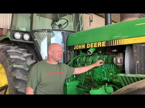 John Deere P pump injection pump timing and removal for 4450 thru 4960