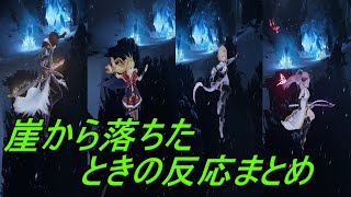 【グラブルリリンク】崖から落ちたときの反応まとめ【GRANBLUE FANTASY: Relink】