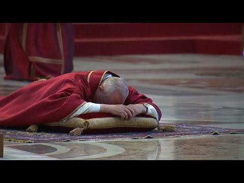 Obredi Velikog petka: Vatikan