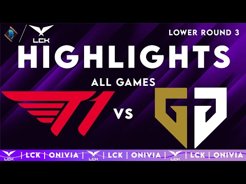 T1 vs GEN Highlights ALL GAMES | LCK 2025 Playoffs | T1 vs Gen.G by Onivia