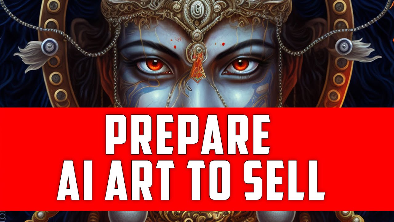 How to prepare your AI-generated art for sale. - YouTube