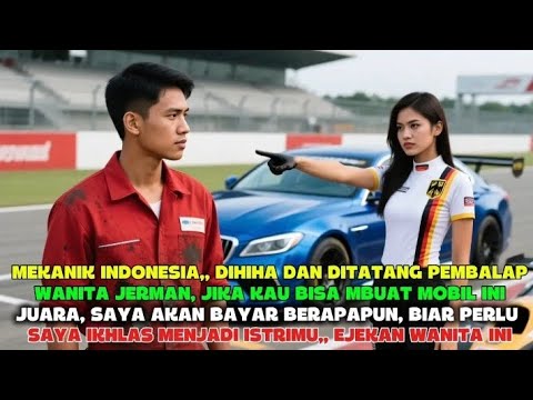 MEKANIK INI DITANTANG PEMBALAP WANITA JERMAN, KALAU MOBIL INI JUARA, SAYA IKHLAS MENJADI ISTRIMU