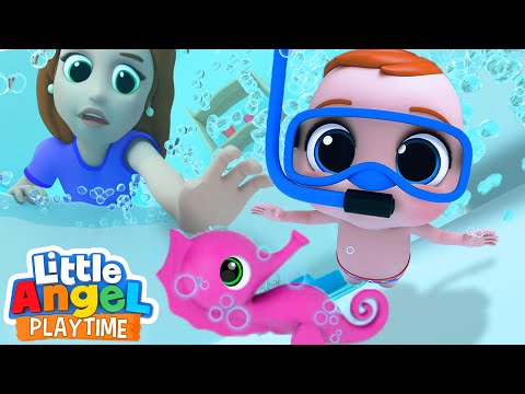 Bath Time with Baby John | Fun Sing Along Songs by Little Angel Playtime