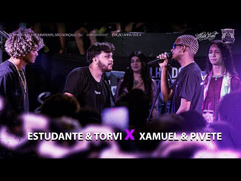 XAMUEL & PIVETE x ESTUDANTE & TORVI ( FATALITY DA NOITE🤔) 1 FASE | #ARRA VIVE 4 | Batalha do Tanque