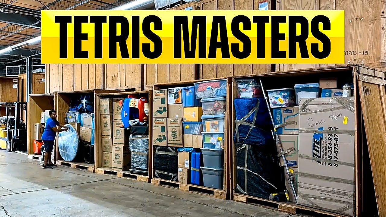 Your home in our storage. Elite Moving - Tetris Masters