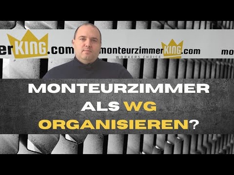 Solltest du die Zimmer Deiner Monteurwohnung einzeln vermieten, wie bei einer WG?